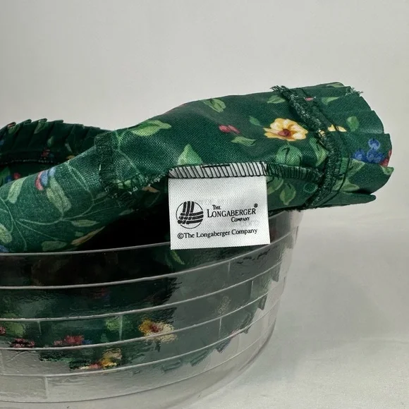 1997 Longaberger Darning Basket #15598, Heritage Collection, w/ Liner/Protector - Picture 11 of 16